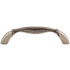Top Knobs Straight 3-3/4 Inch Center to Center Handle Cabinet Pull from the Edwardian Collection Pewter Antique