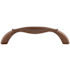 Top Knobs Straight 3-3/4 Inch Center to Center Handle Cabinet Pull from the Edwardian Collection Oil Rubbed Bronze