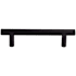 Top Knobs Hopewell 3-3/4 Inch Center to Center Bar Cabinet Pull from the Bar Pulls Collection Flat Black