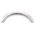 Top Knobs Solid 3 Inch Center to Center Arch Cabinet Pull from the Stainless Collection Stainless Steel