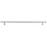 Top Knobs Solid 11-3/8 Inch Center to Center Bar Cabinet Pull from the Stainless Collection Stainless Steel