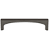 Top Knobs Riverside 3-3/4 Inch Center to Center Handle Cabinet Pull Ash Grey