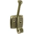Top Knobs Hooks Double Robe Hook Honey Bronze