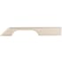 Top Knobs Tapered 7 Inch Center to Center Handle Cabinet Pull from the Sanctuary Collection Brushed Satin Nickel