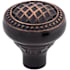 Top Knobs Trevi 1-5/16 Inch Mushroom Cabinet Knob from the Trevi Collection Tuscan Bronze