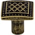 Top Knobs Trevi 1-1/4 Inch Square Cabinet Knob from the Trevi Collection German Bronze