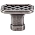 Top Knobs Tower Bridge 1-1/2 Inch Rectangular Cabinet Knob from the Tower Bridge Collection Antique Pewter