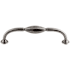 Top Knobs Chareau 5-1/16 Inch Center to Center Handle Cabinet Pull Black Iron