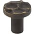 Top Knobs Cobblestone 1-1/8 Inch Mushroom Cabinet Knob Antique Brass