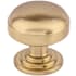 Top Knobs Ellis 1-1/4 Inch Mushroom Cabinet Knob Honey Bronze