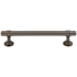 Top Knobs Ellis 5-1/16 Inch Center to Center Bar Cabinet Pull Ash Gray