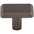 Top Knobs Telfair 1-1/2 Inch Rectangular Cabinet Knob Ash Gray
