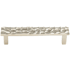 Top Knobs Cobblestone 5-1/16 Inch Center to Center Bar Cabinet Pull Polished Nickel