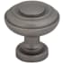 Top Knobs Ulster 1-1/4 Inch Mushroom Cabinet Knob Ash Gray