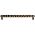 Top Knobs Cobblestone 8-13/16 Inch Center to Center Bar Cabinet Pull Antique Brass