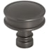 Top Knobs Cranford 1-1/4 Inch Mushroom Cabinet Knob Ash Gray