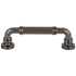 Top Knobs Cranford 3-3/4 Inch Center to Center Handle Cabinet Pull Ash Gray