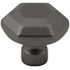 Top Knobs Dustin 1-1/4 Inch Geometric Cabinet Knob from the Coddington Collection Ash Gray