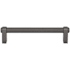 Top Knobs Lawrence 5-1/16 Inch Center to Center Bar Cabinet Pull from the Coddington Collection Ash Gray