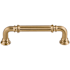 Top Knobs Reeded 3-3/4 Inch Center to Center Handle Cabinet Pull from the Chareau Collection Honey Bronze