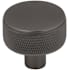 Top Knobs Burnham 1-1/4 Inch Mushroom Cabinet Knob Ash Gray