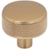 Top Knobs Burnham 1-1/4 Inch Mushroom Cabinet Knob Honey Bronze