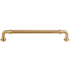 Top Knobs Reeded 7 Inch Center to Center Handle Cabinet Pull from the Chareau Collection Honey Bronze