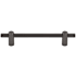 Top Knobs Dempsey 5-1/16 Inch Center to Center Bar Cabinet Pull Ash Gray