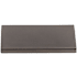 Top Knobs Europa 2 Inch Center to Center Finger Cabinet Pull from the Mercer Series Ash Gray