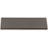 Top Knobs Europa 3 Inch Center to Center Finger Cabinet Pull from the Mercer Series Ash Gray