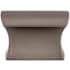 Top Knobs Glacier 1-1/2 Inch Long Rectangular Cabinet Knob from the Mercer Series Ash Gray