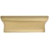 Top Knobs Glacier 2 Inch Center to Center Rectangular Cabinet Pull from the Mercer Series Honey Bronze
