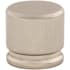 Top Knobs Oval 1-1/8 Inch Oval Cabinet Knob from the Sanctuary Collection Brushed Satin Nickel