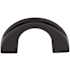 Top Knobs Tango 1-1/4 Inch Center to Center Arch Cabinet Pull from the Mercer Series Black
