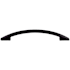 Top Knobs Tango 5-1/16 Inch Center to Center Arch Cabinet Pull from the Mercer Series Black
