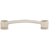 Top Knobs Oval 5 Inch Center to Center Handle Cabinet Pull from the Sanctuary Collection Brushed Satin Nickel