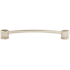 Top Knobs Oval 7 Inch Center to Center Handle Cabinet Pull from the Sanctuary Collection Brushed Satin Nickel