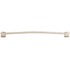 Top Knobs Oval 12 Inch Center to Center Handle Cabinet Pull from the Sanctuary Collection Brushed Satin Nickel
