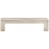 Top Knobs Podium 3-3/4 Inch Center to Center Handle Cabinet Pull from the Transcend Series Brushed Satin Nickel