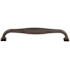 Top Knobs Contour 6-5/16 Inch Center to Center Handle Cabinet Pull from the Transcend Series Ash Gray