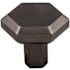 Top Knobs Serene 1-1/4 Inch Geometric Cabinet Knob Ash Gray