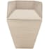 Top Knobs Juliet 1 Inch Square Cabinet Knob from the Serene Collection Brushed Satin Nickel