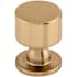 Top Knobs Lily 1 Inch Mushroom Cabinet Knob from the Serene Series Honey Bronze