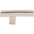 Top Knobs Inset Rail 2-5/8 Inch Long Designer Cabinet Knob from the Sanctuary Collection Brushed Satin Nickel