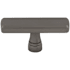 Top Knobs Devon 2-3/8 Inch Bar Cabinet Knob Ash Gray