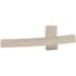 Top Knobs Slanted 3 Inch Long Finger Cabinet Pull from the Sanctuary Collection Brushed Satin Nickel