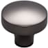 Top Knobs Kinney 1-1/2 Inch Mushroom Cabinet Knob from the Lynwood Collection Ash Gray