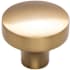 Top Knobs Kinney 1-1/2 Inch Mushroom Cabinet Knob from the Lynwood Collection Honey Bronze