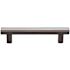 Top Knobs Hillmont 3-3/4 Inch Center to Center Bar Cabinet Pull from the Lynwood Series Ash Gray