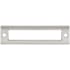 Top Knobs Hollin 3-3/4 Inch Center to Center Pull Backplate from the Lynwood Series Polished Nickel